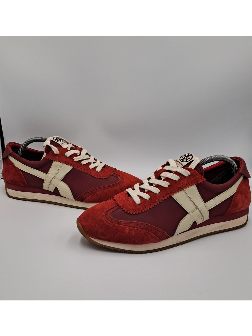 Size 11 - Tory Burch Hank Berry Berry Low Top Sneakers - RETAIL $200